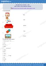 Đề thi học kì 1 Tiếng Anh 2 Phonics Smart - Đề số 3